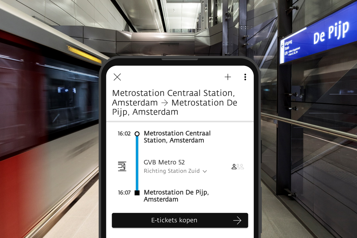 9292.nl - Nieuw! E-tickets Voor GVB In De 9292 App